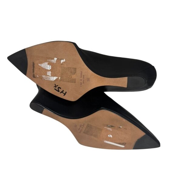 RAG & BONE Eclipse Leather Wedge Black Chelsea Ankle Boots size 39 New Very cool - Picture 5 of 5